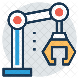 256x256 Crane Machine Icon Of Colored Outline Style