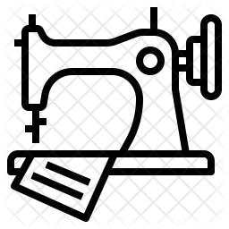 256x256 Sewing Machine Icon Of Line Style