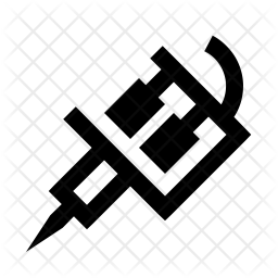 256x256 Tattoo Machine Icon Of Line Style