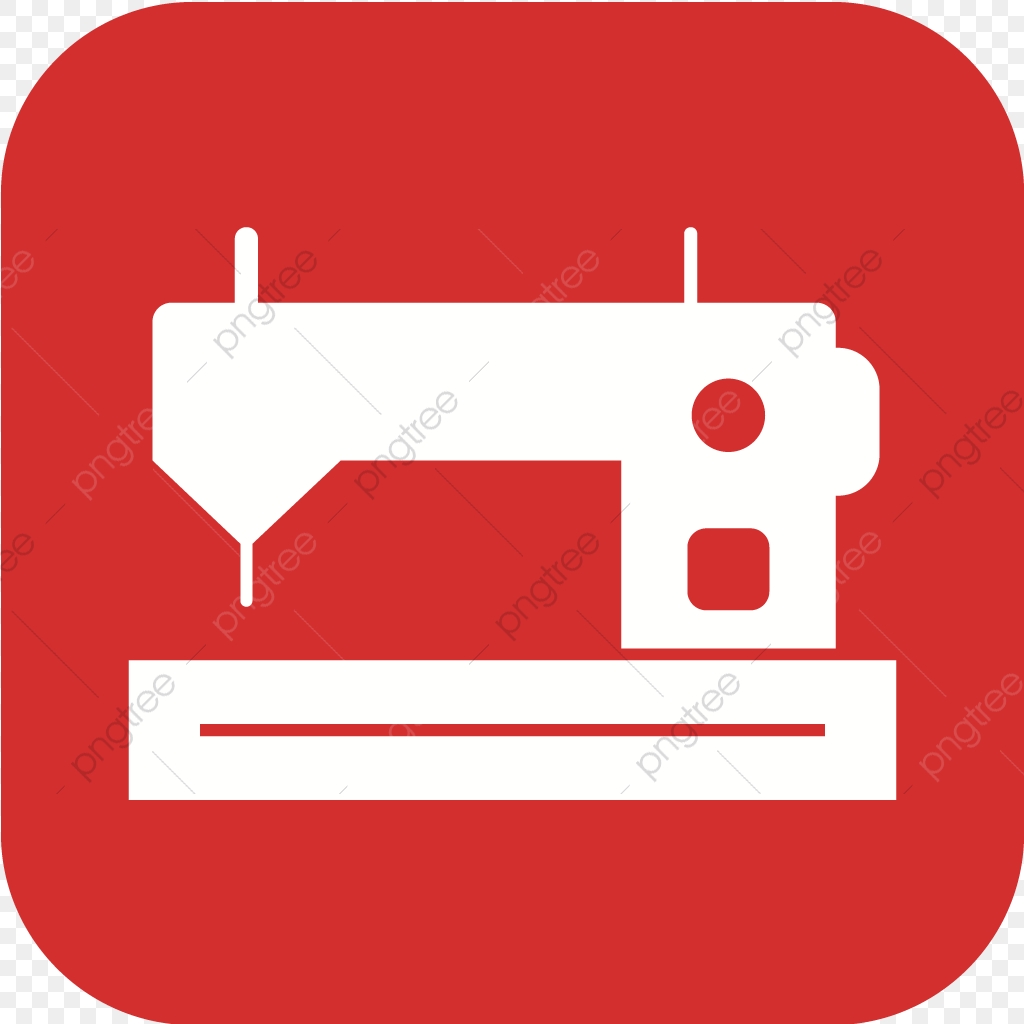 1024x1024 Vector Sewing Machine Icon, Sewing Machine, Tailoring, Knit Icon