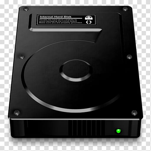 512x512 Hdd Icons For Macintosh, Black Internal Hard Drive Transparent