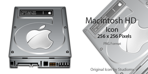 512x256 Mac Drive Icon