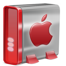 256x256 Red Mac Hd Icon