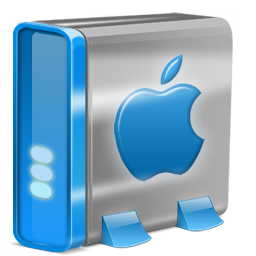 256x256 Blue Mac Hd Icon