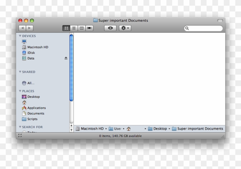 840x589 Empty Folder