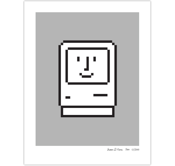 600x569 Classic Mac Icon Prints Need Beige Frames