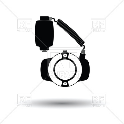 400x400 Icon Of Portable Circle Macro Flash Vector Image Of Signs, Symbols