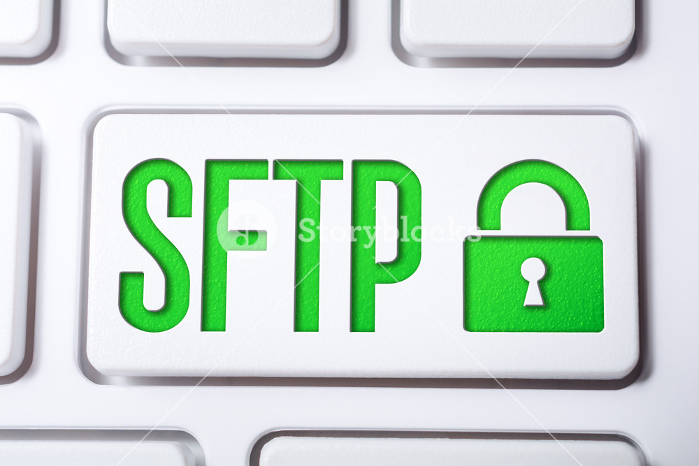 1000x667 Macro Of The Word Sftp With A Lock Security Icon On Keyboard
