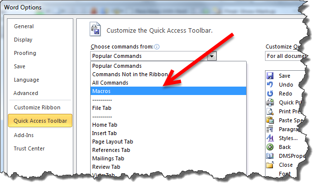 646x388 Word Assign A Macro To An Icon On The Qat Cybertext Newsletter