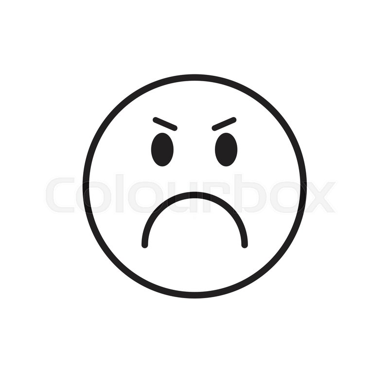 Cartoon Face Angry People Emotion Icon Stock Vector Colourbox 800x800 Cartoon Face Angry People Emotion Icon Stock Vector Colourbox