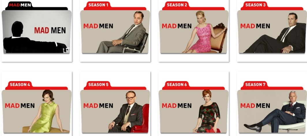 Mad Men Folder Icons 1064x473 Mad Men Folder Icons