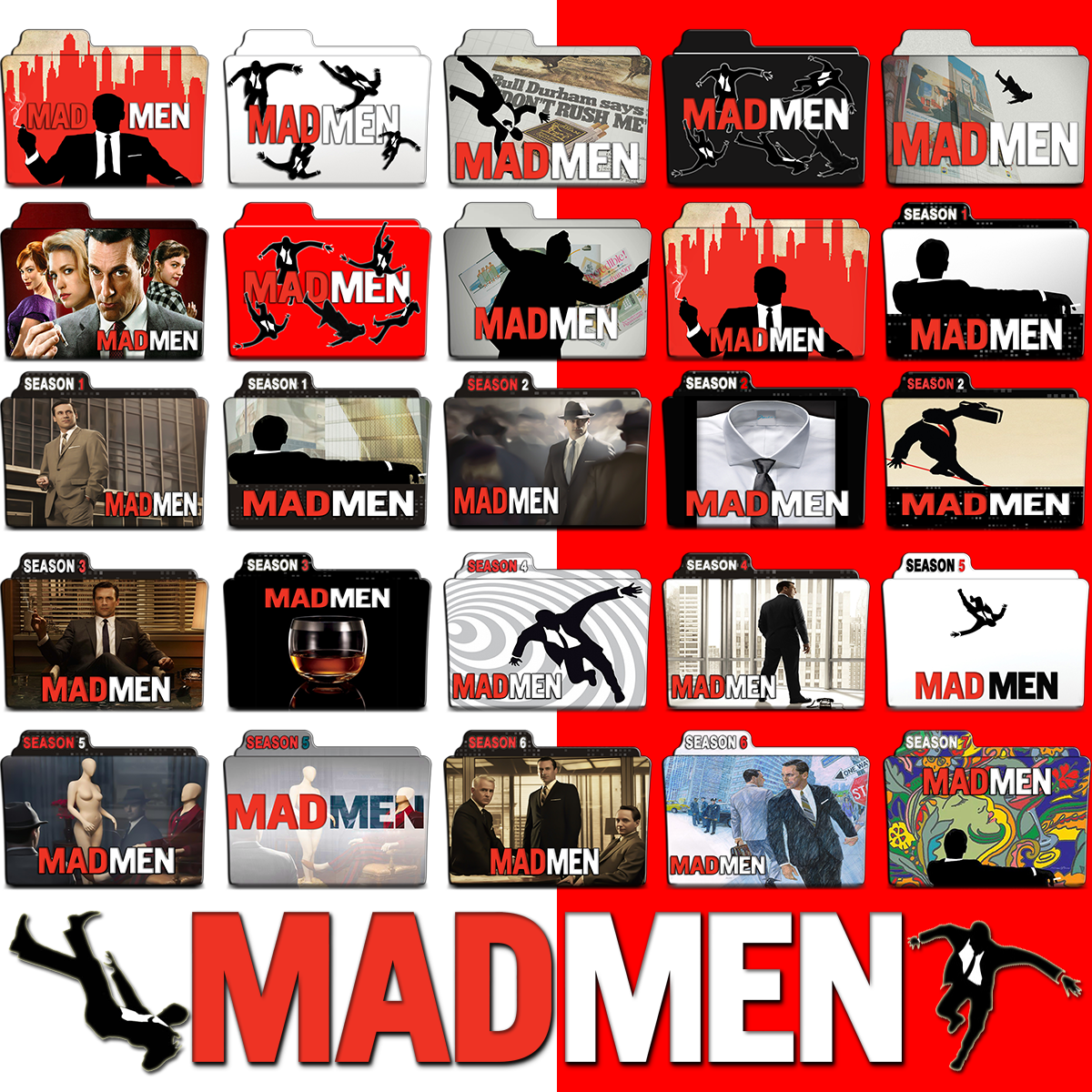 Mad Men Folder Icons 1200x1200 Mad Men Folder Icons