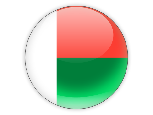 640x480 Round Icon Illustration Of Flag Of Madagascar