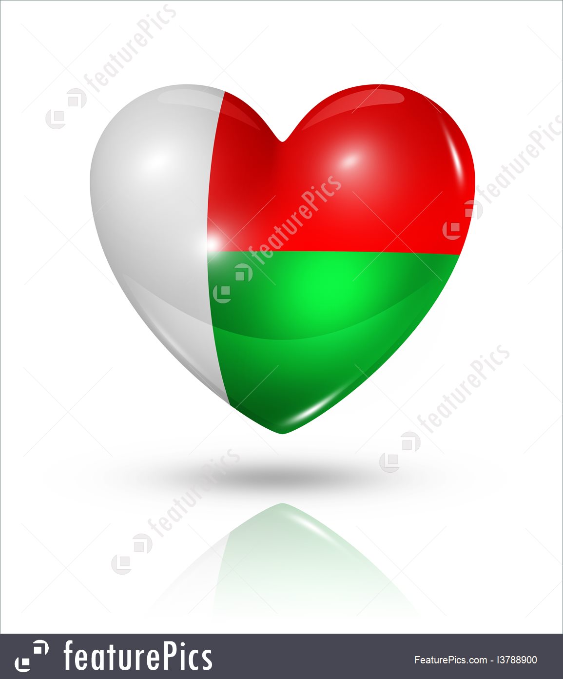 1155x1392 Flags Madagascar, Heart Flag Icon