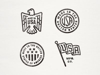 400x300 Made In America Logos Graphic Design Inspiration, Badge Design