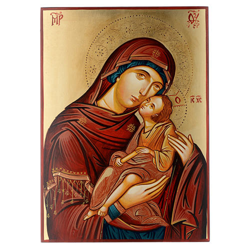 500x500 Romanian Hand Painted Icon Madonna And Child Cm Online