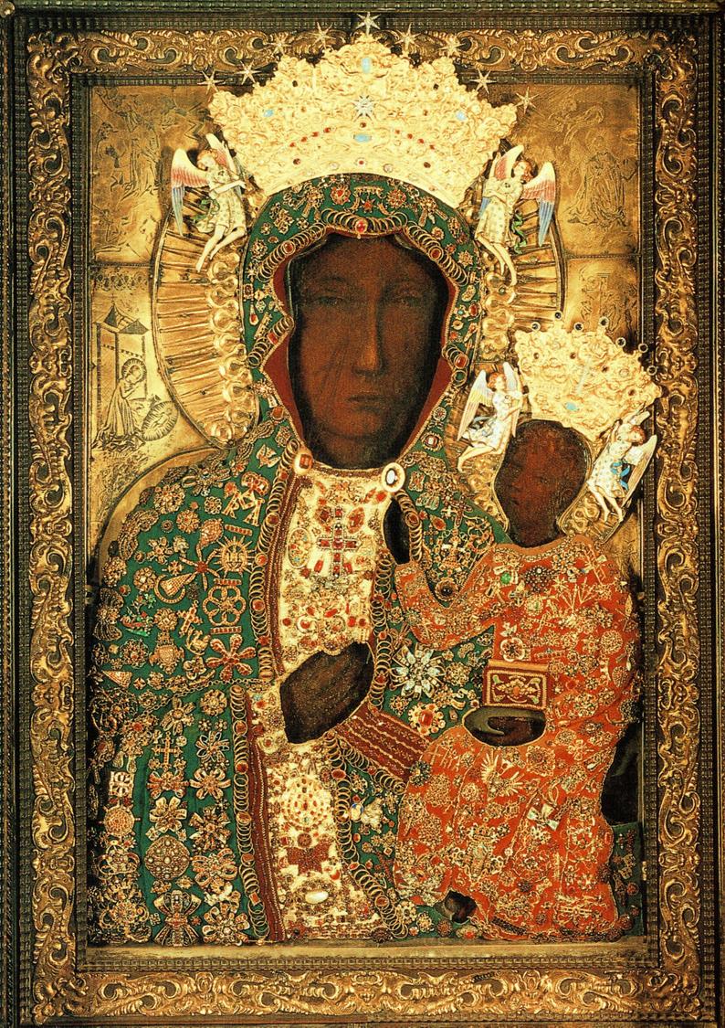 Black Madonna Icon Our Lady Of Czestochowa Madonna And Child Etsy 794x1125 Black Madonna Icon Our Lady Of Czestochowa Madonna And Child Etsy