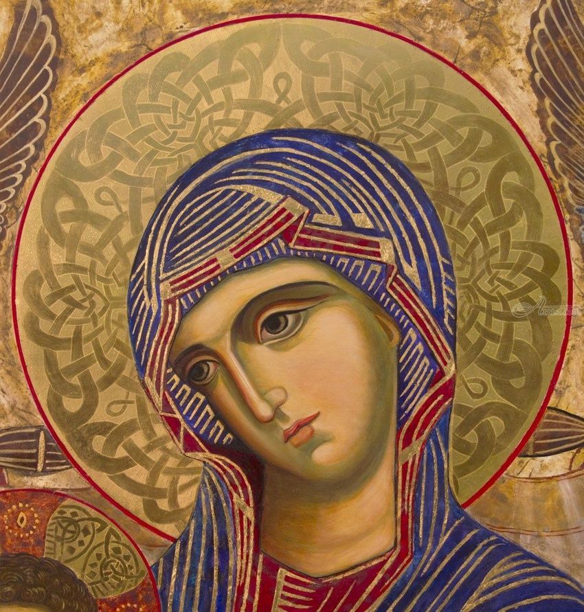Detail Of Madonna Icon Paintings 850x891 Detail Of Madonna Icon Paintings
