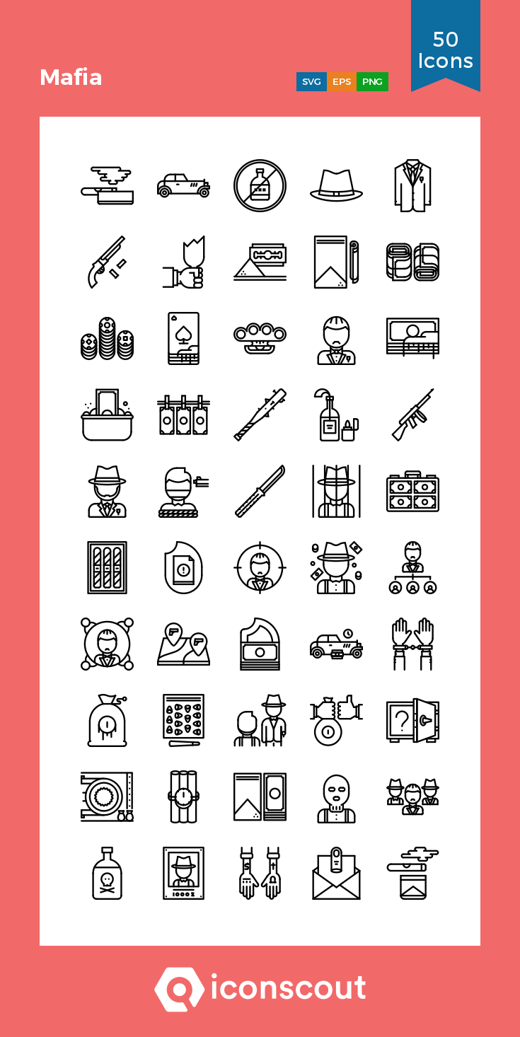 735x1466 Mafia Icon Pack