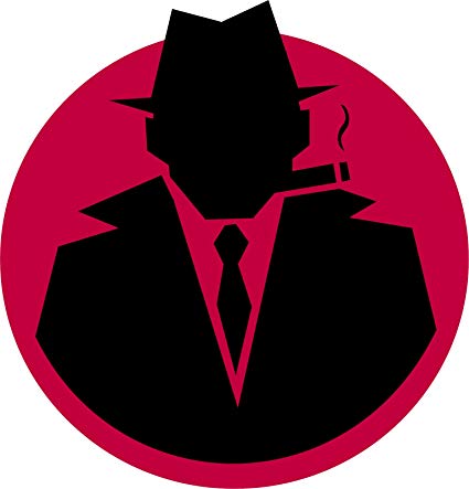 425x443 Cool Vintage Retro Gangster Mafia Man Silhouette