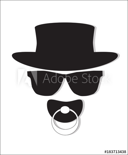 413x500 Mafia Icon For Baby Clothes, Vector Image