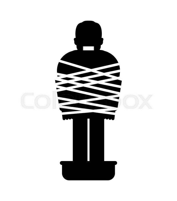 706x800 Mafia Victim Icon Man Tied Up With Stock Vector Colourbox