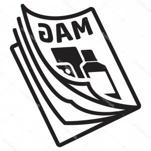 300x300 Magazine Cover Icon Detailed Set Of Media Icons Premium Quality