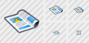 304x148 Magazine Icon Artistic Professional Stock Icon And Free Sets