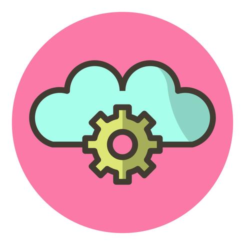 490x490 Cloud Settings Icon Design