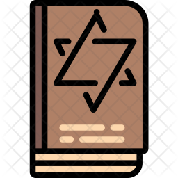 256x256 Black Magic Book Icon Of Colored Outline Style