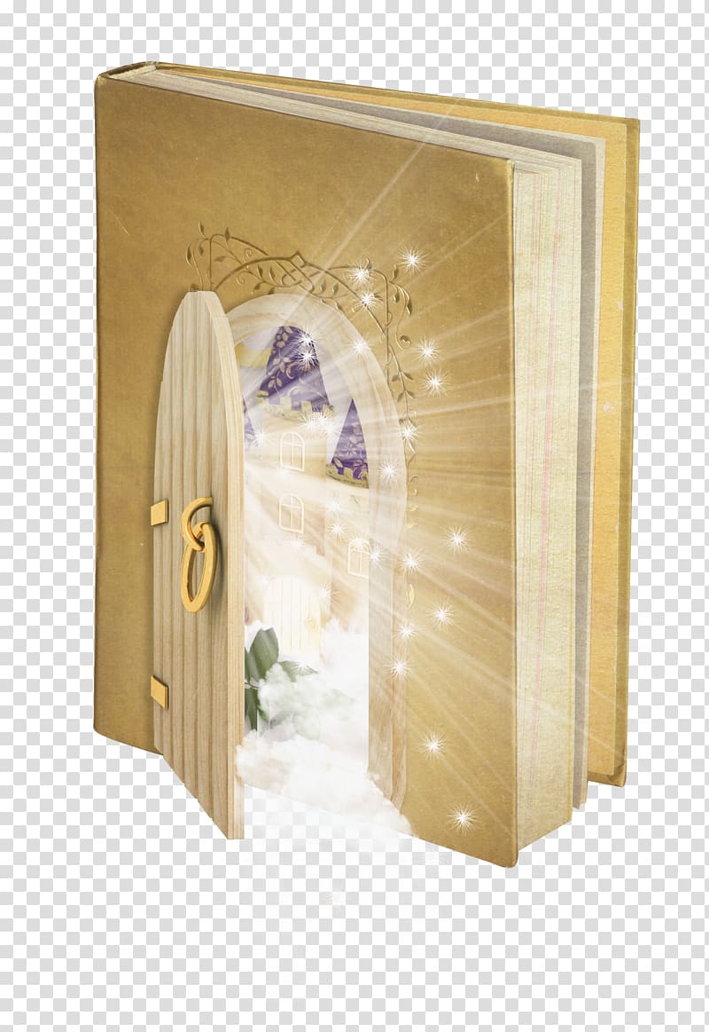 800x1163 Brown Book With White Door Opening Illustration, Storybound Book