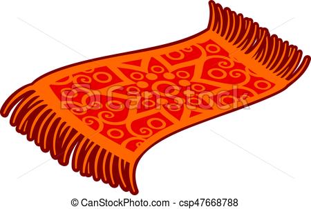 450x303 Oriental Magic Carpet Vector Illustration
