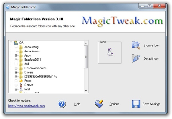 600x416 Magic Folder Icon Download Para Windows