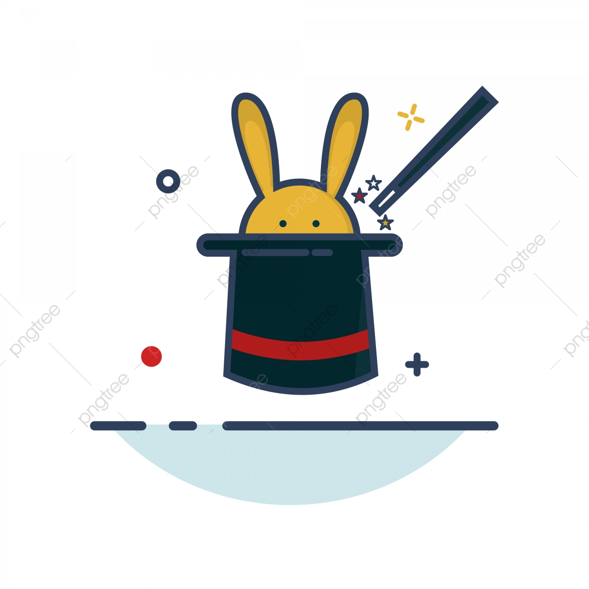 1200x1200 Carnival Icon Magic Hat Icon With Outline Filled Style, Carnival