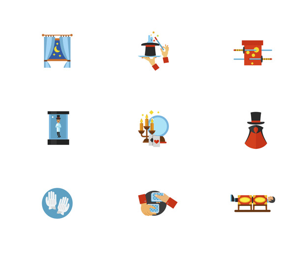 Magic Icon Set Vector Free Download 625x521 Magic Icon Set Vector Free Download