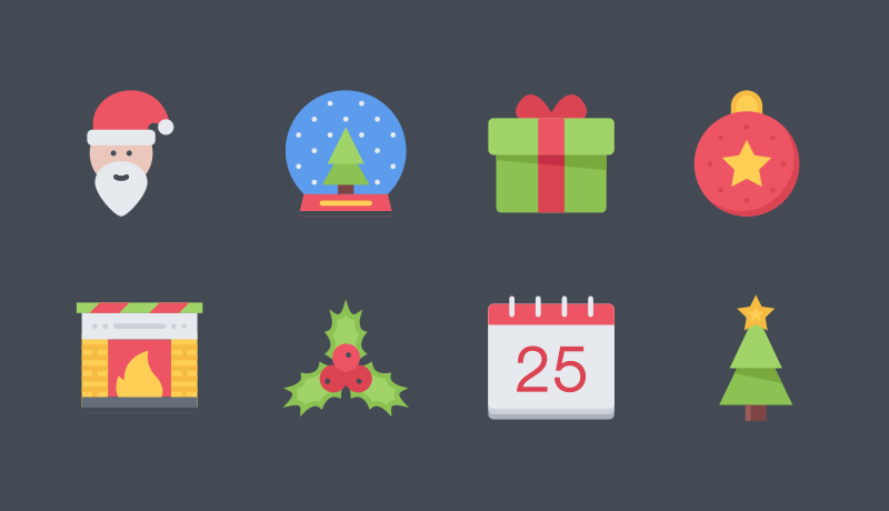 800x460 Best Christmas Icon Packs