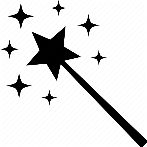 512x512 Download Free Png Magic, Magician, Make, Miracle, Star, Wand, Wish