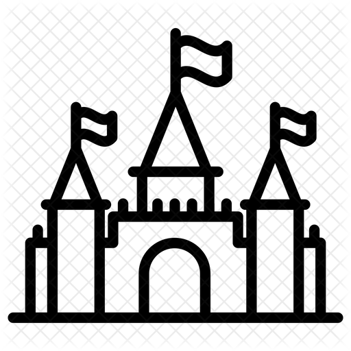 512x512 Magic Kingdom Park Icon Of Line Style