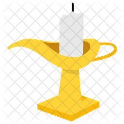 Magic Lamp Icon Of Flat Style 256x256 Magic Lamp Icon Of Flat Style