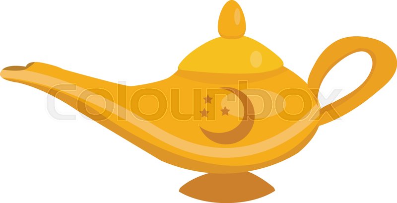 Magic Lamp For Oil, Icon Flat Style Stock Vector Colourbox 800x409 Magic Lamp For Oil, Icon Flat Style Stock Vector Colourbox