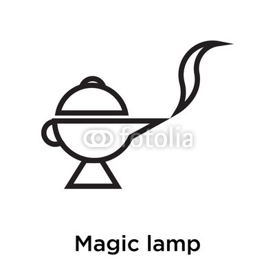 Magic Lamp Icon Vector Sign And Symbol Isolated On White 400x400 Magic Lamp Icon Vector Sign And Symbol Isolated On White