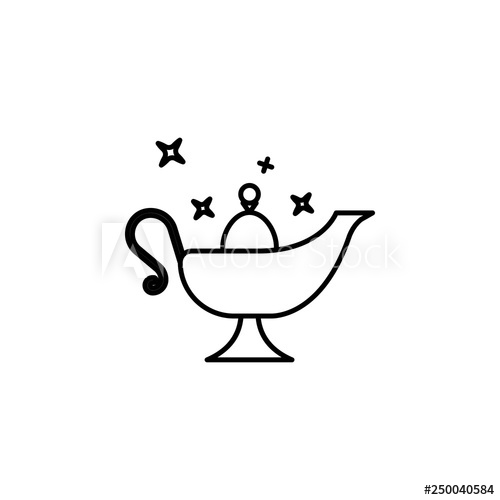 Magic Lamp Icon Element Of Magic For Mobile Concept And Web Apps 500x500 Magic Lamp Icon Element Of Magic For Mobile Concept And Web Apps