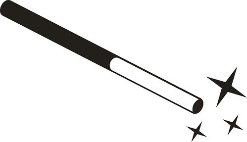 499x287 Magic Wand Icon Premium Clipart