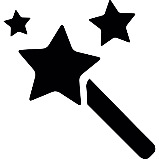 512x512 Magic Stick With Stars Icons Free Download