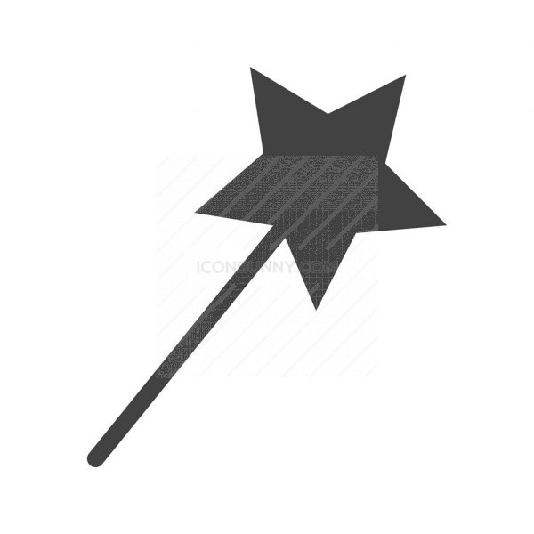 600x600 Magic Wand Tool Glyph Icon