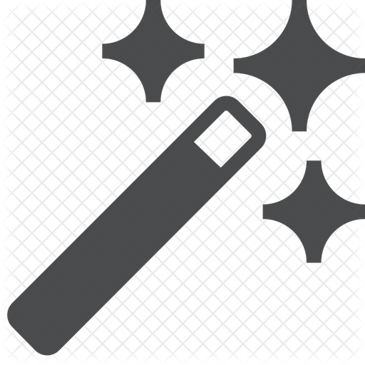 512x512 Magic Wand Icon Of Glyph Style