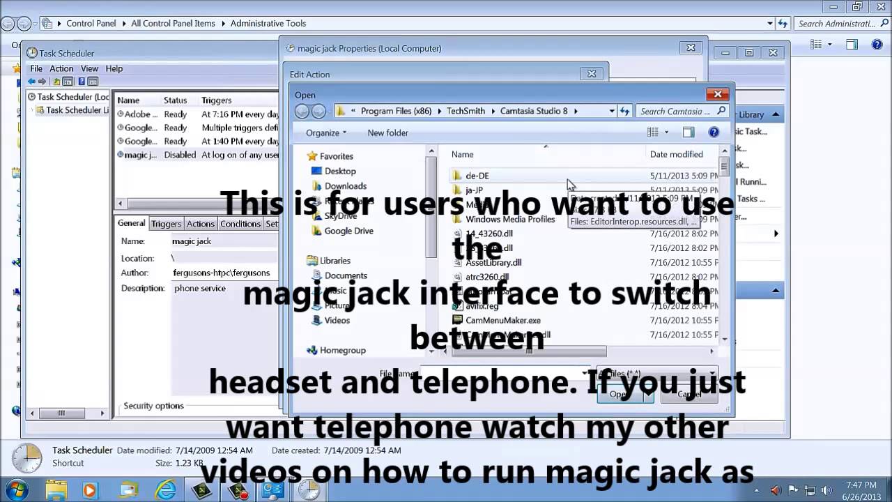 How To Have Magic Jack Auto Start On Boot Up In Windows Vista 1280x720 How To Have Magic Jack Auto Start On Boot Up In Windows Vista
