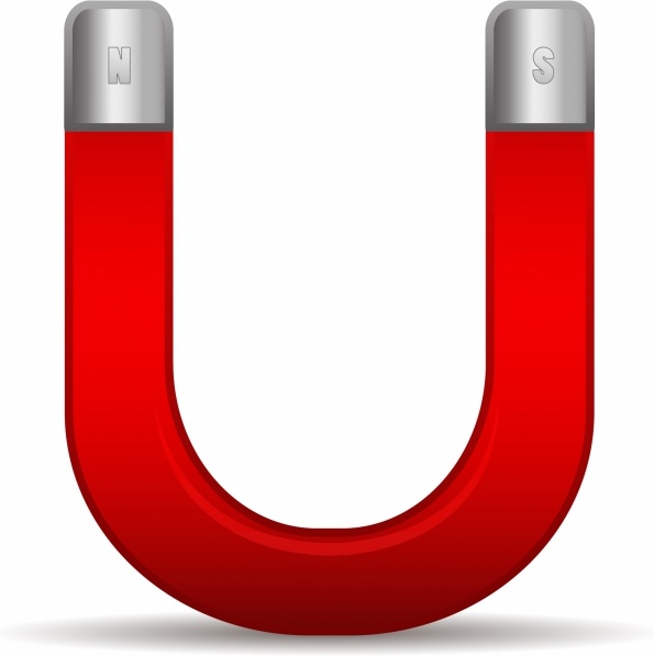 595x597 Magnet Icon Free Vector In Adobe Illustrator