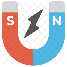 256x256 Magnet Icon Of Flat Style