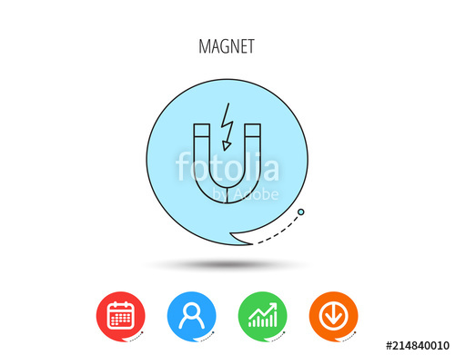 500x391 Magnet Icon Magnetic Power Sign Stock Image And Royalty Free